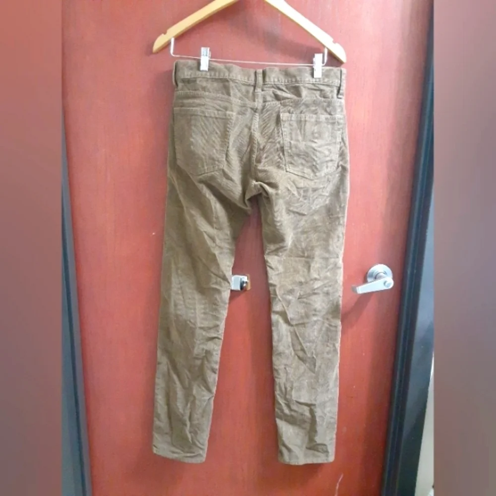 J Crew Men's 484 Slim Corduroy Pants Brown Size 29/32 Good Condition